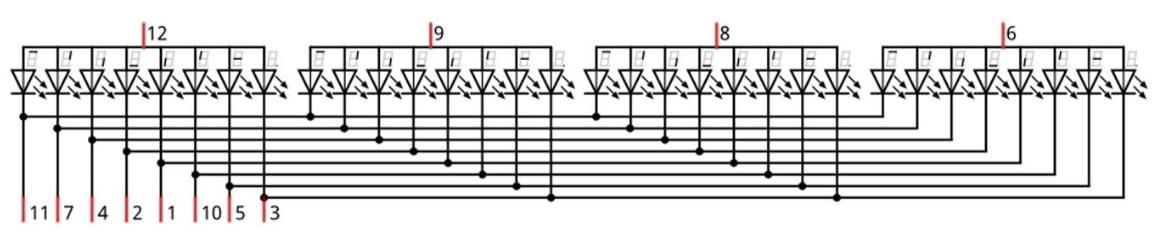 4 Digit 7-Segment Schematic