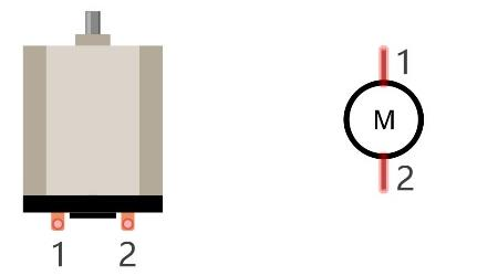 DC motor component