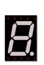 7-segment display component
