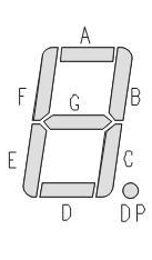 7-segment display pinout