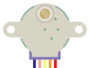 Stepper motor component